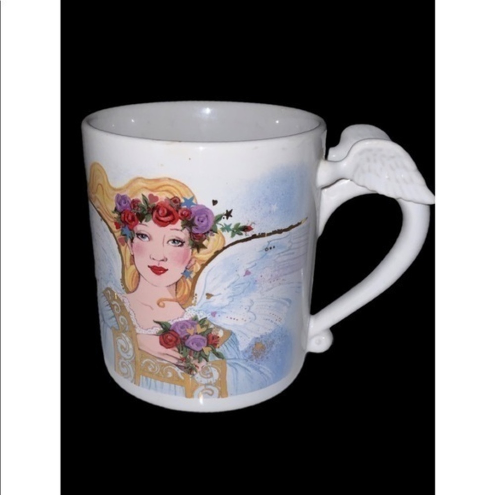 Avon Friendship..Angel's Touch It's Blessed In Every Way Handle Mug